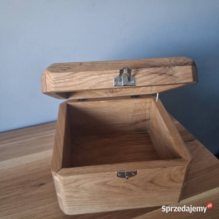Dębowa szkatułka