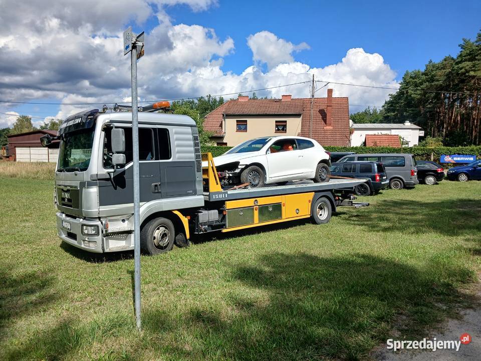 Man Tgl 8240 platforma widelec pomoc drogowa 240KM
