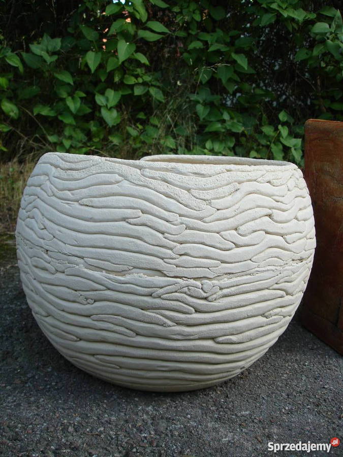 Ceramiczna donicakula ogrodowa 40 mrozoodporna Jelenia Góra