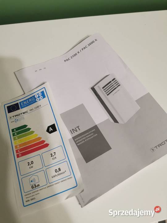 Sprzedam Klimatyzator TROTEC PAC 2100X Łódź