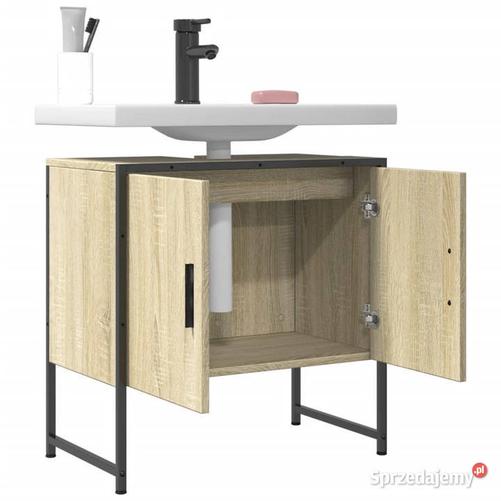 Szafka pod umywalkę dąb sonoma 60x33x60 WM842457 Warszawa