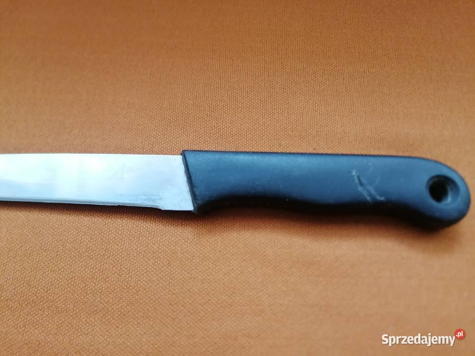 Nóż kuchenny nierdzewnyDługość 26 czarny Łódź