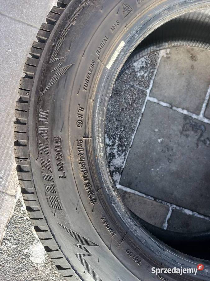 Opony ZIMOWE BRIDGESTONE BLIZZAK LM005 19565 R15 mazowieckie Łochów