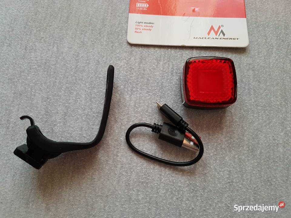 Lampka tylna z funkcją stop USB podkarpackie Mielec