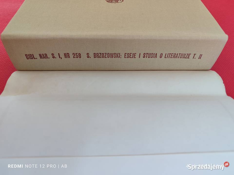 S Brzozowski Eseje i studia o literaturze t 12 ISBN 8304025787 Katowice