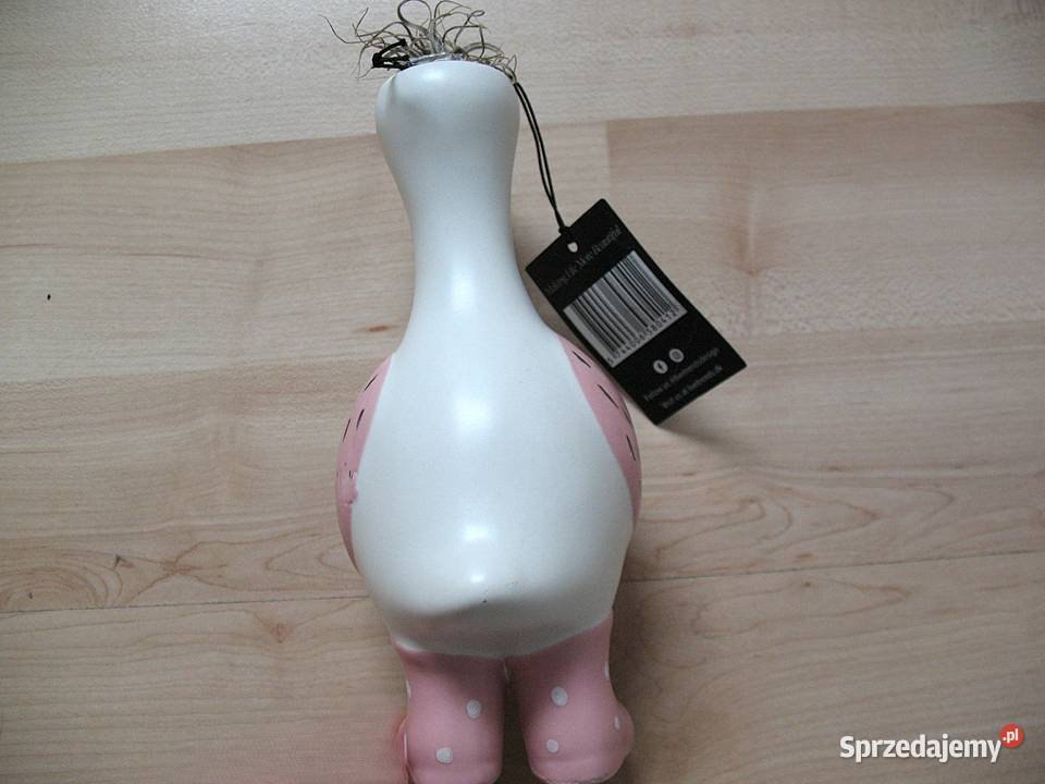 Kaczka w różowych kaloszach dekoracja 17 x 9 x 7 Figurki i rzeźby Siedlce