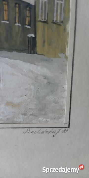 ręcznie malowany obrazek małopolskie Nowy Targ