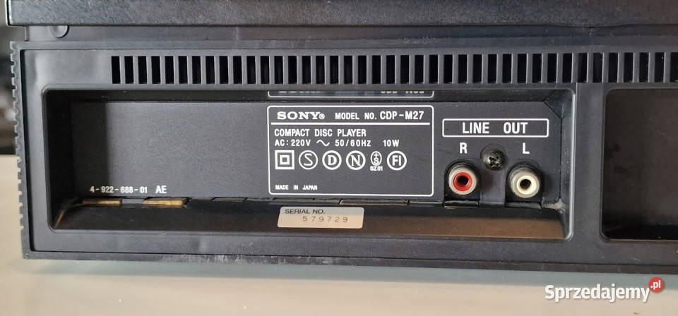 Sony MINI MIDI CD player CDP M 27 M27 wielkopolskie sprzedam