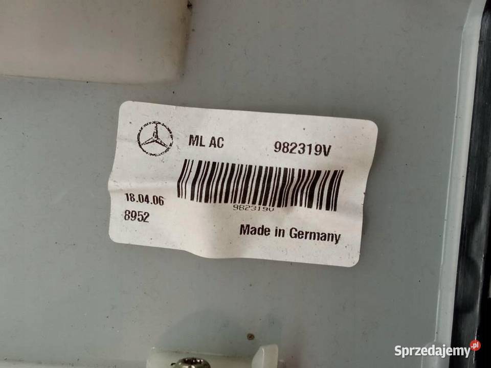 NAGRZEWNICA KOMPLETNA 1698301062 MercedesBenz Rok produkcji 2006