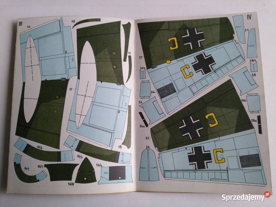 Mały Modelarz 71991 ciężki samolot myśliwski Me