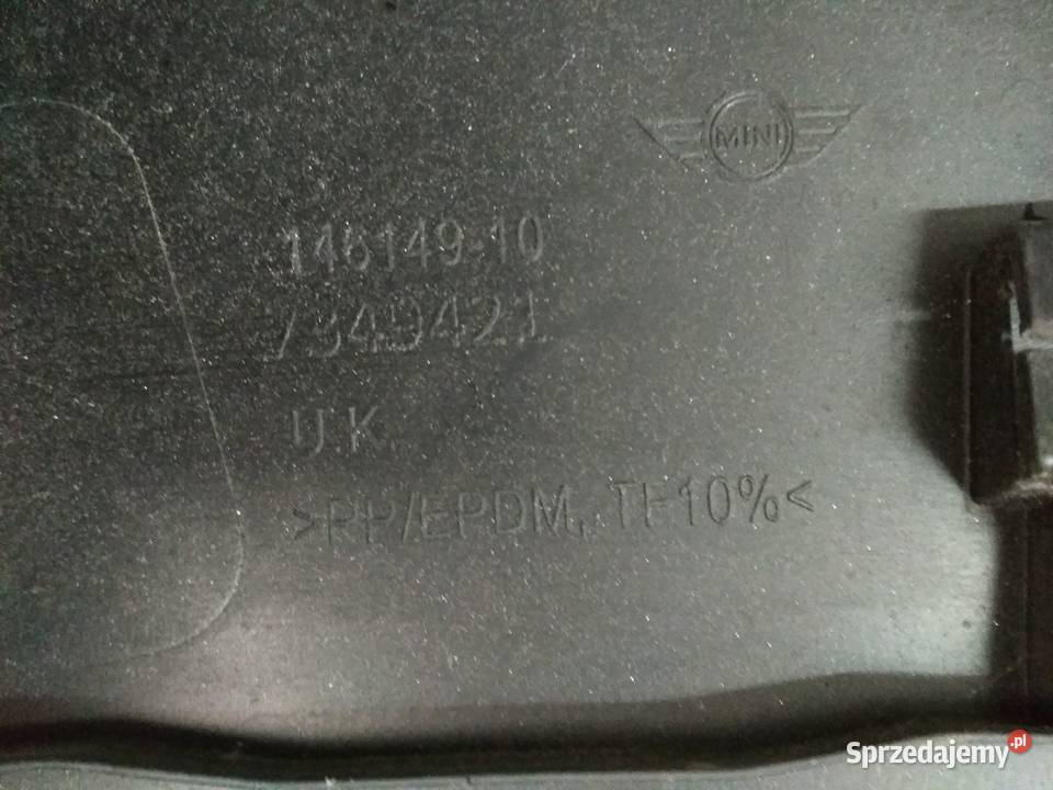 MINI COOPER NAKŁADKA BŁOTNIKA LEWA PRZÓD osobowe Rybnik sprzedam