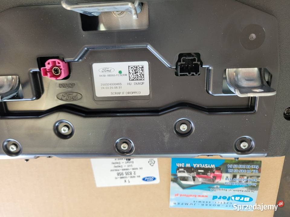 MODUŁ EKRAN FORD TRANSIT RK3B18B955FC3UAW dostawcze