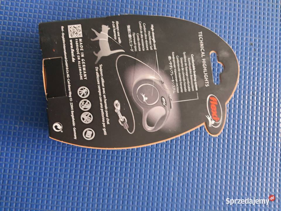 Smycz automatyczna flexi kota szczotka Piaseczno