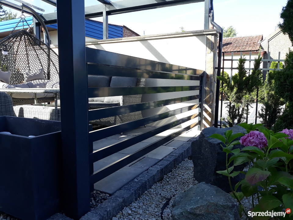 Furtki Bramy Nowoczesny ogrodzenia aluminiowe śląskie Herby sprzedam