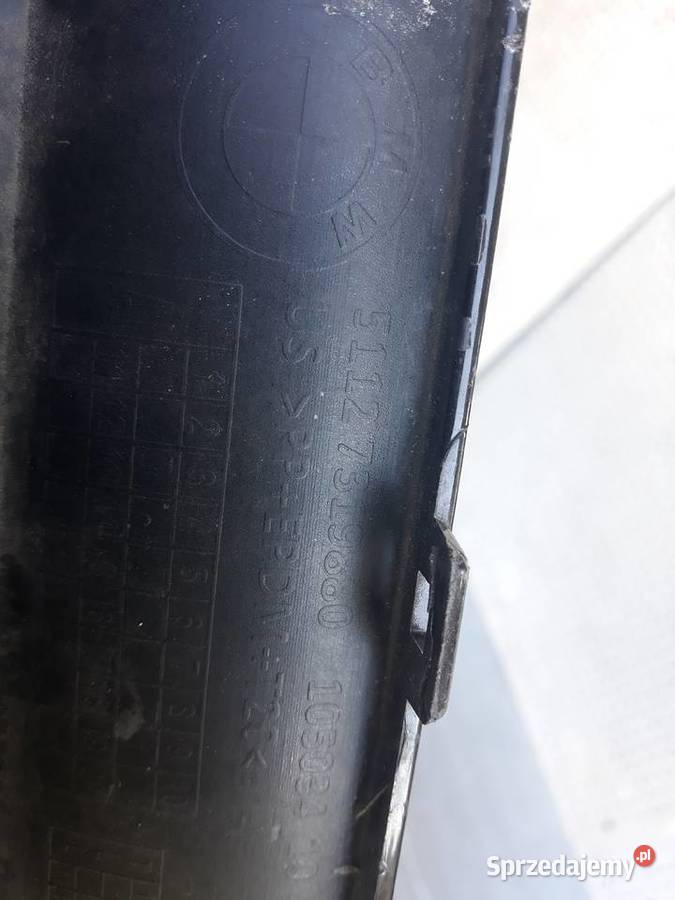 BMW X6 F16 DYFUZOR SPOILER DOKŁADKA ZDERZAKA TYŁ