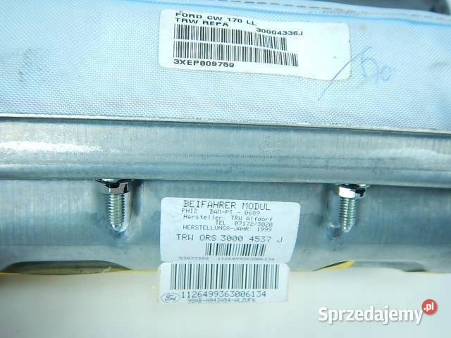 PODUSZKA AIRBAG PASAŻERA FORD FOCUS 9805 lubelskie sprzedam