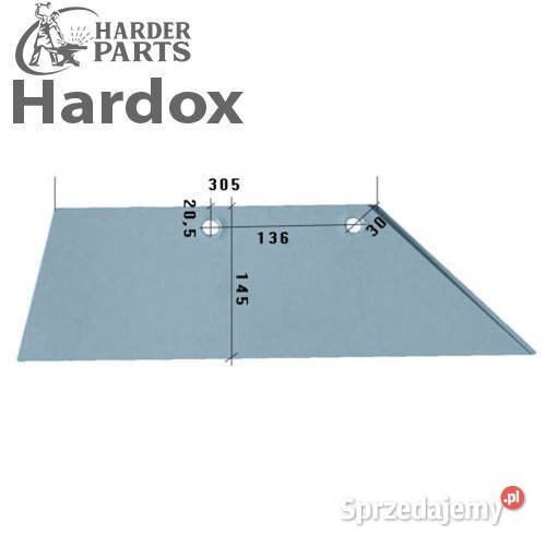 Lemiesz 18 300ha HARDOX 3352030P SB45R do pługa Suwałki sprzedam