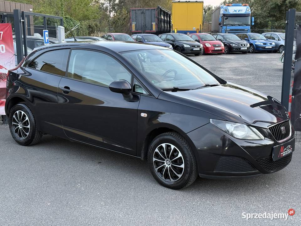 Seat Ibiza 12 Benzyna 2009 Klima Elektryka 169 czarny Poznań