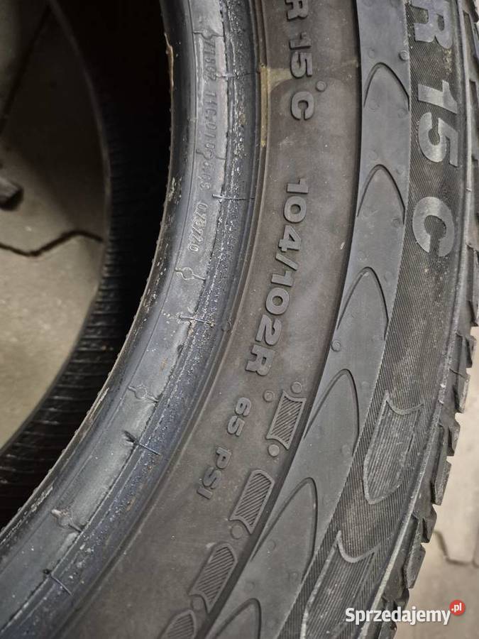 Opony 19570 R15C używane 6 sztuk Continental Wałbrzych sprzedam