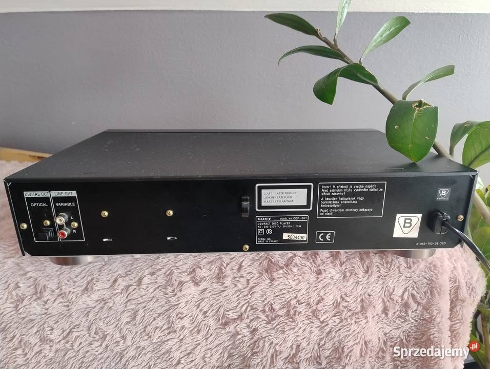 Odtwarzacz CD Sony cdp 361 z pilotem
