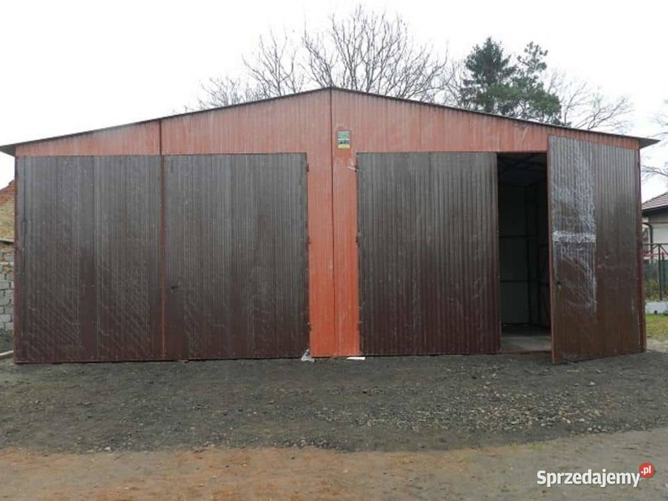 Blaszana hala 116 m brązowa Sprzedaż małopolskie Kraków