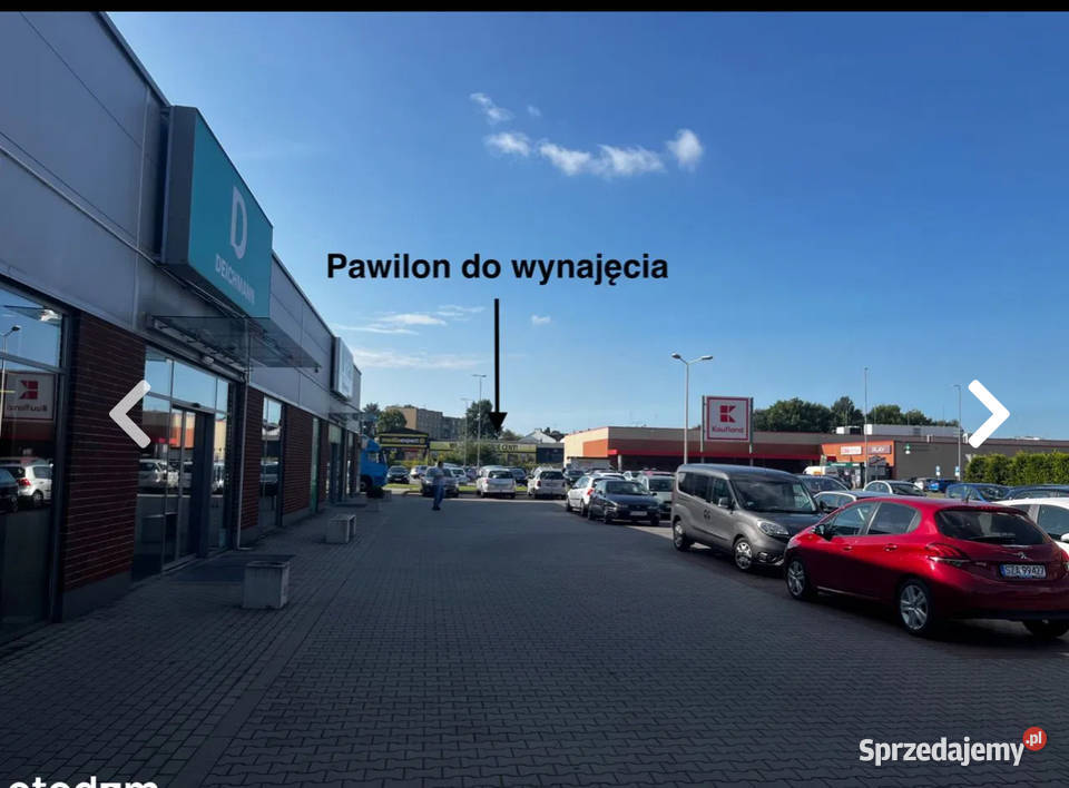 CENTRUM Myszków PARTER 900m2 pawilon do