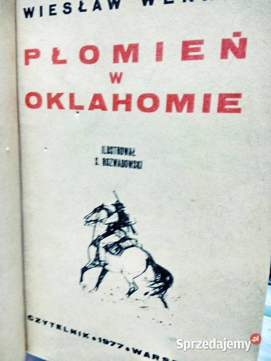 Wernic Płomień w Oklahomie kowboje dziki zachód Warszawa sprzedam
