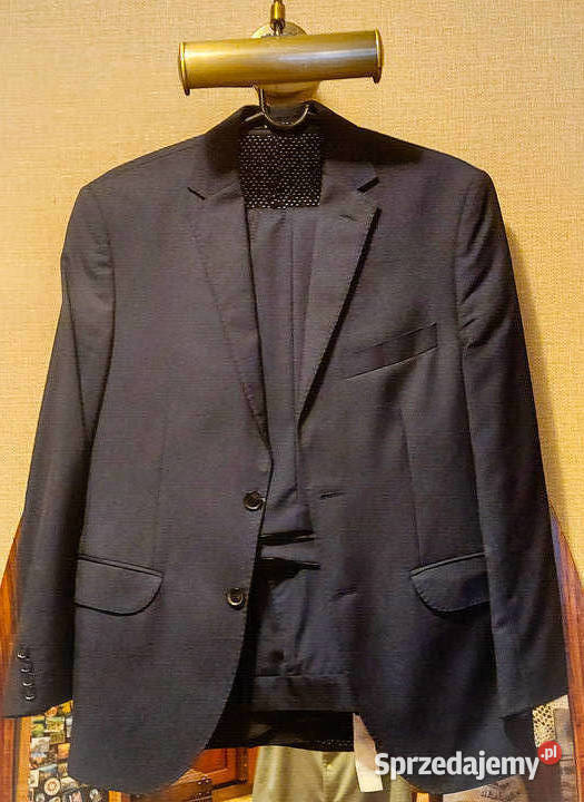 Elegancki granatowy garnitur Vistula Doskonałej łódzkie Łódź