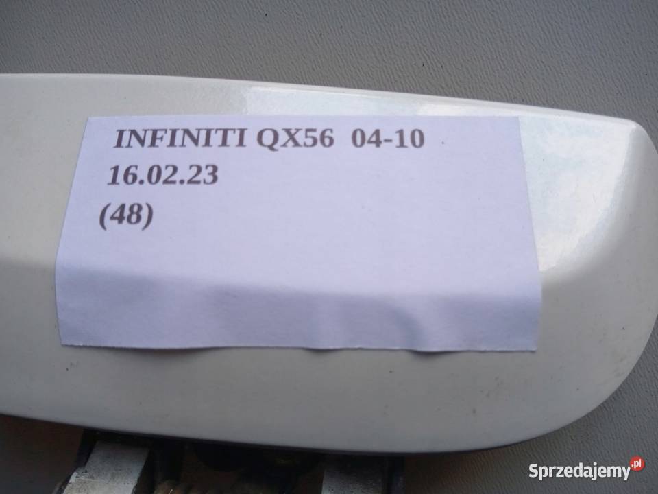 KLAMKA DRZWI TYŁ INFINITI QX56 20042010 Nowy Tomyśl