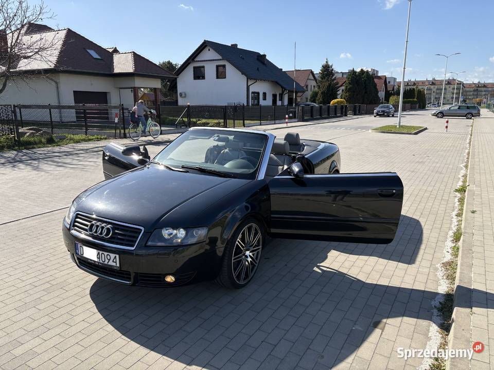 Audi A4 cabrio 30 benzyna V6 2002 skóra klima A4 Jelcz-Laskowice