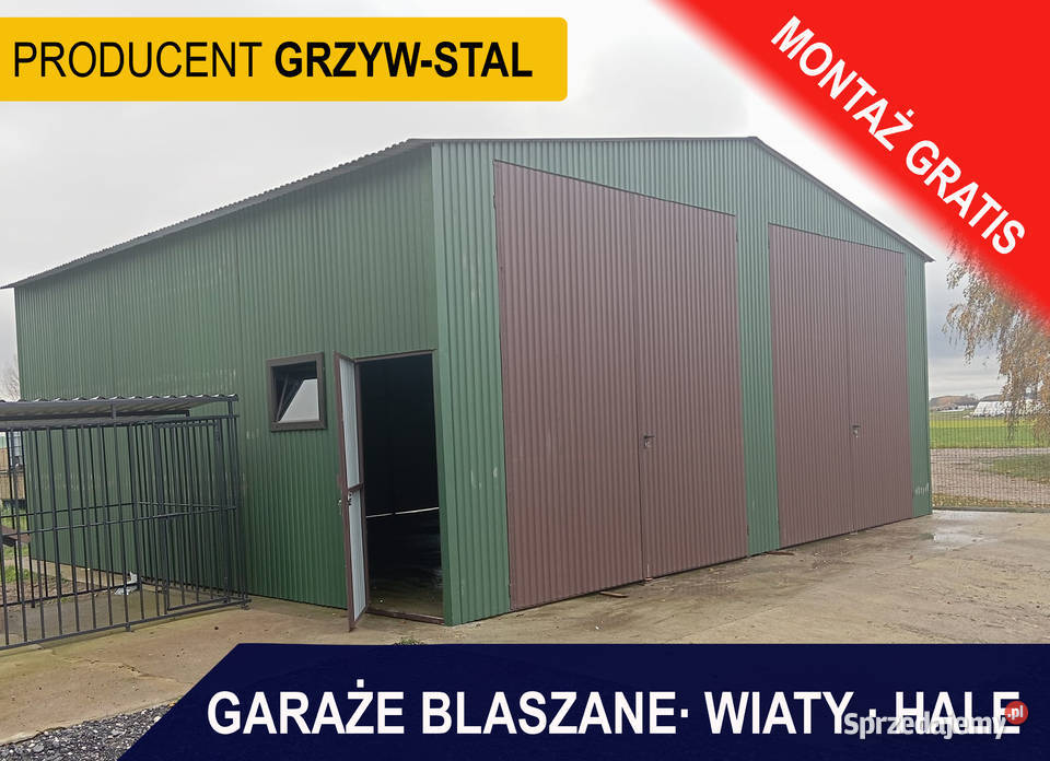 Garaż Blaszany Wiata Magazyn Rolniczy Hala Sprzedaż lubelskie Zamość
