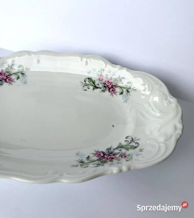 Półmisek Wałbrzych biała porcelana vintage lata Kraków