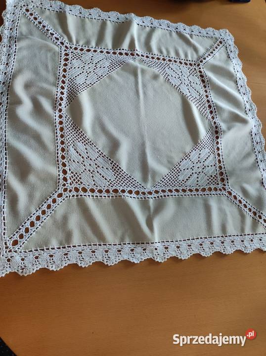 Cepelia bieżnik serweta lniany szydełkowy Kielce sprzedam