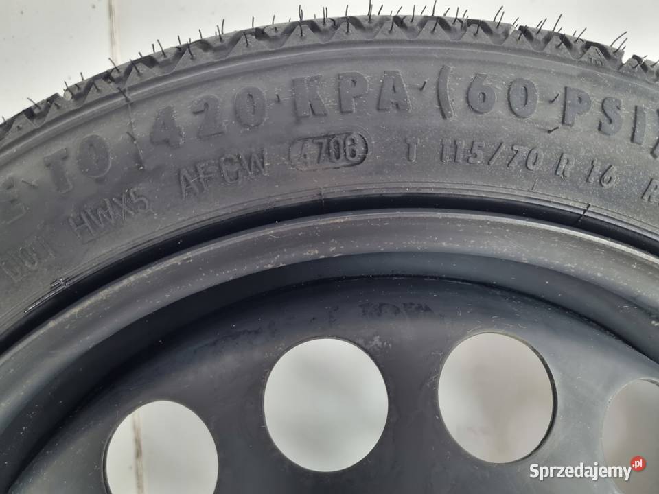 KOŁO DOJAZDOWE ZAPASOWE Opel Vectra C Astra H lubelskie Chełm