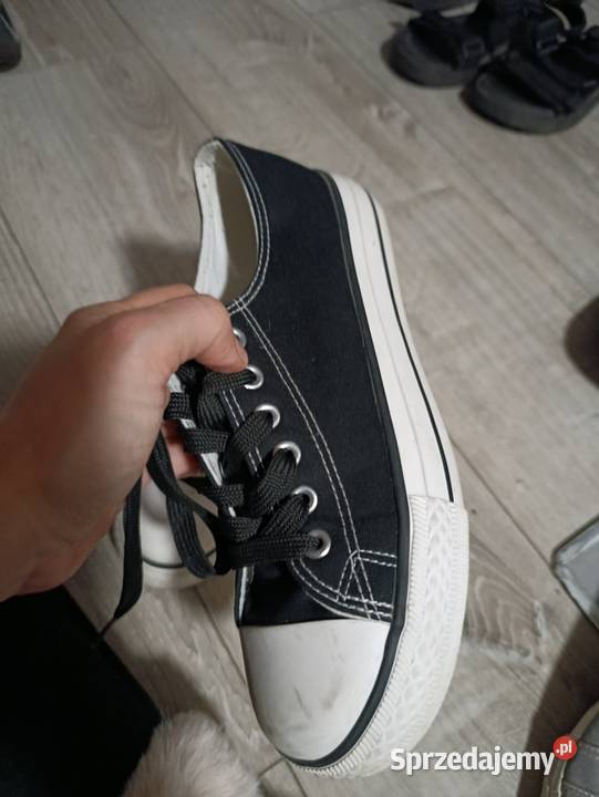 trampki rozmiar 39 czarne damskie inna