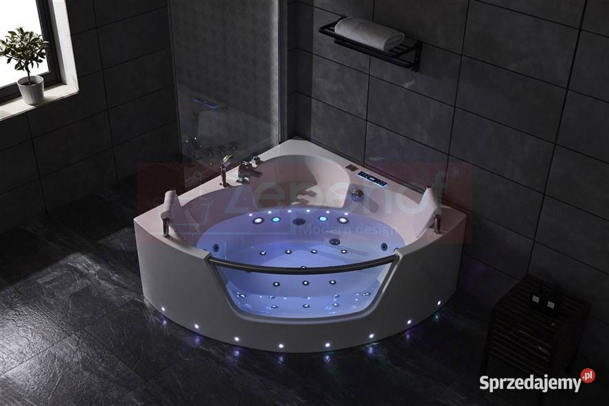 Wanna z hydromasażem LS3320 narożna podlaskie Grabówka