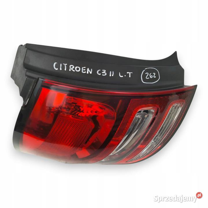 LAMPA LEWA Citroen C3 II 20092013 tylna tylnia osobowe Chełm