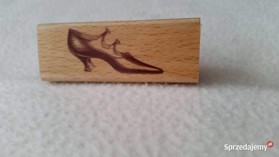 Drewniany stempel DAMSKI BUCIK RETRO Pozostałe Puławy