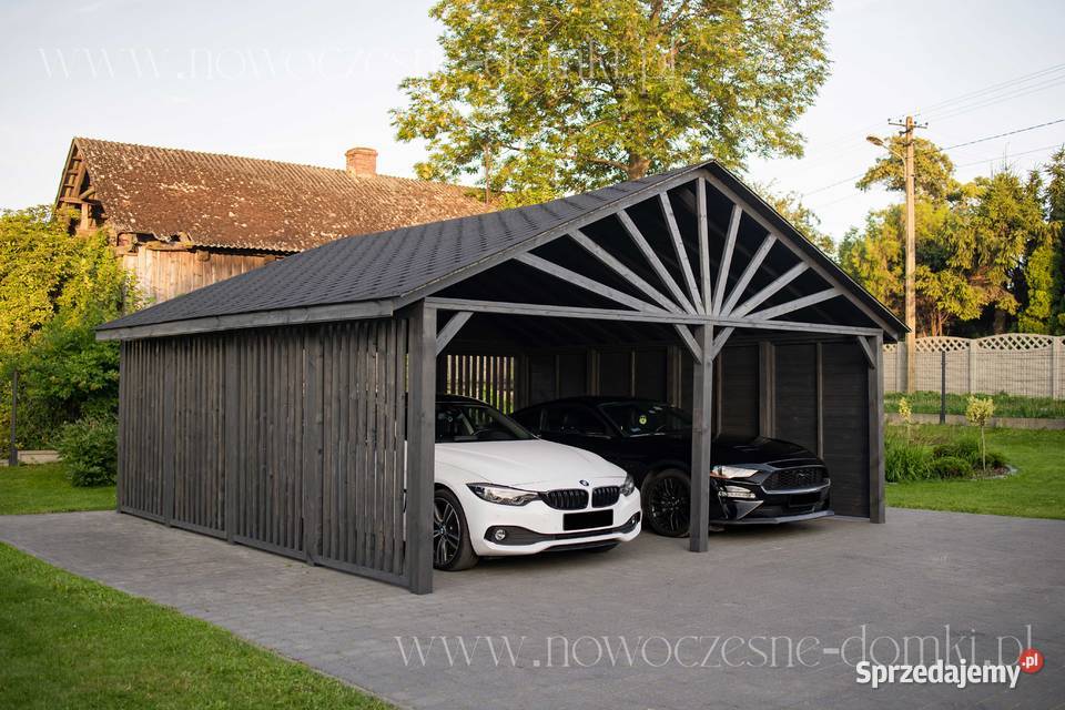 Wiata Samochodowa Drewniana San Marino XL 5x5m Olsztyn