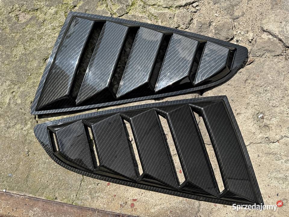 Skrzela roleta na szyby boczne carbon Mustang VI Warszawa