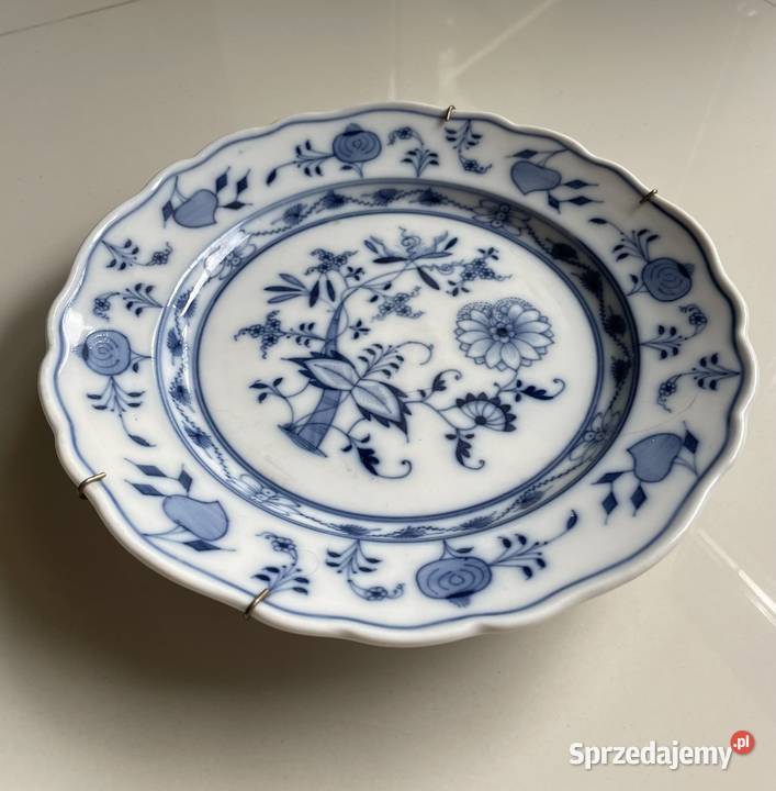 Talerz Meissen Misnia wzór cebulowy vintage Toruń