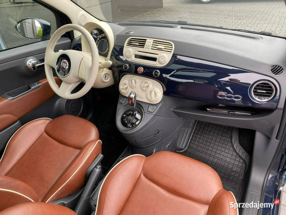 Fiat 500 klima AUTOMAT skóra el szyby lusterka ASR (kontrola trakcji) sprzedam
