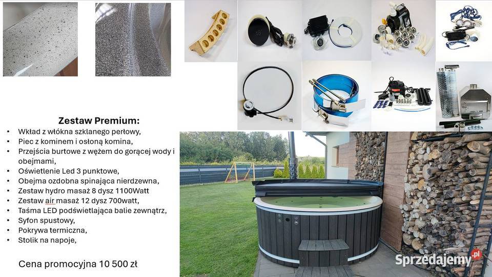 Zestaw do samodzielnego montazu bali jacuzzi Starogard Gdański