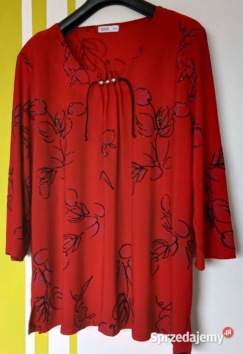 XXL Elegancka wygodna bluzka tunika w idealnym sprzedam
