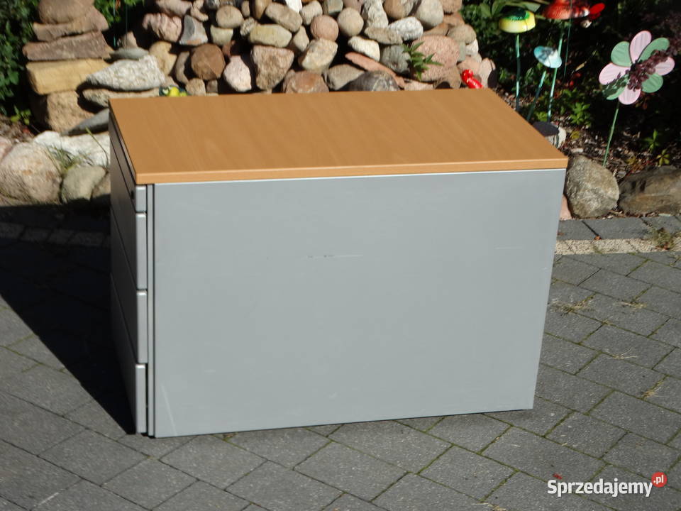 Kontener Biurkowy Metalowy Solidny Ciężki Szafka 55cm Szafki Biłgoraj