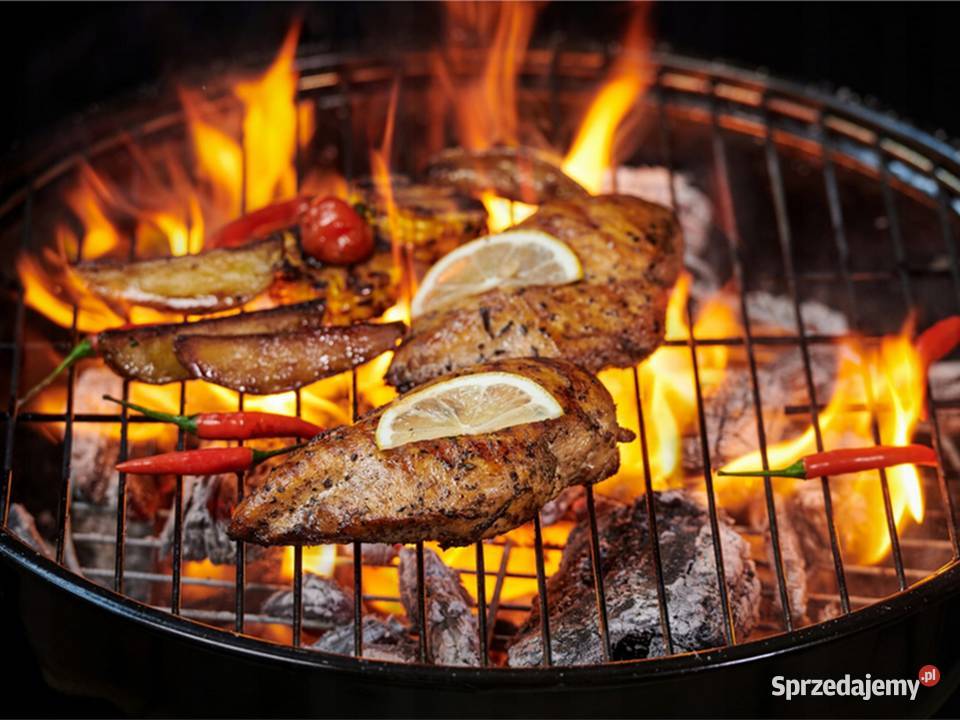 Grill węglowy brykietowy ogrodowy okrągły Biała Podlaska sprzedam