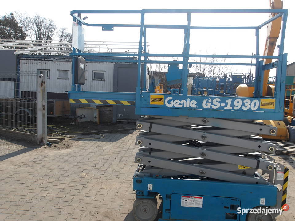 Podnośnik nożycowy zwyżka 8m Genie GS1930
