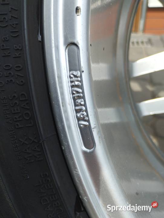 Alufelgi 17x1143 z oponami 2354517 Bolesławiec