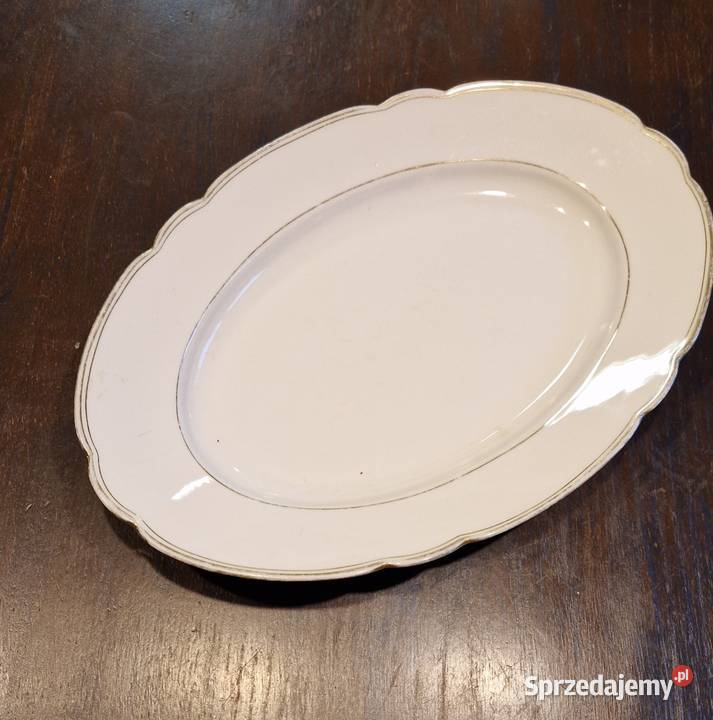 Stary owalny PÓŁMISEK ĆMIELÓW Feston porcelana Lublin sprzedam