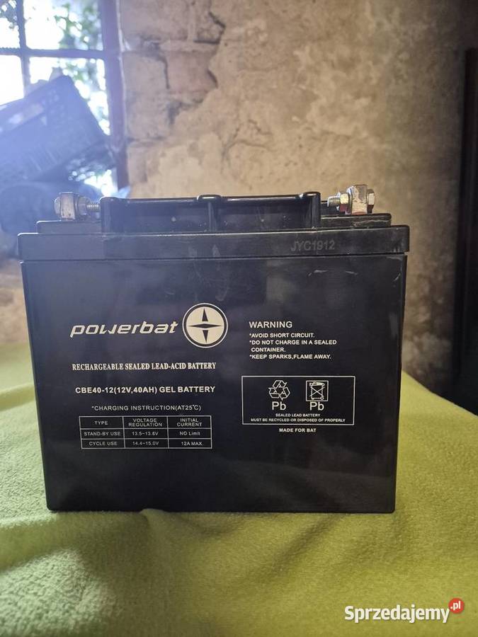 Akumulator żelowy 12v 40ah Giżyn